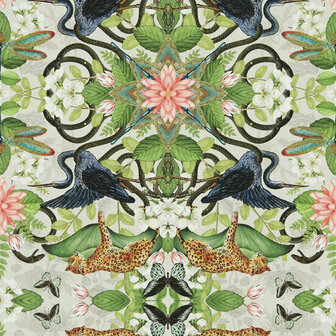 Clarke &amp; Clarke Botanical Wonders W0136/02 - Oranje Behang