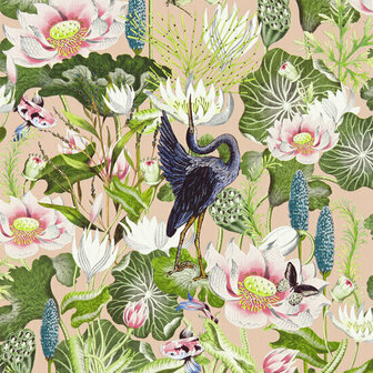 Clarke &amp; Clarke Botanical Wonders W0137/01 - Roze Behang