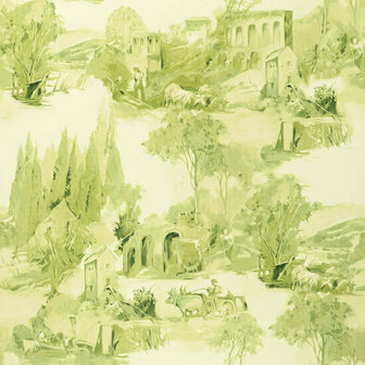 Clarke &amp; Clarke Colony W0080/02 - Geel Behang