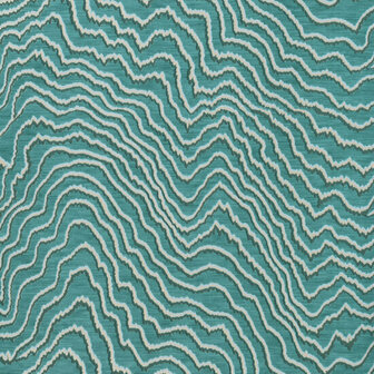 Clarke &amp; Clarke Colony W0082/09 - Blauw Behang