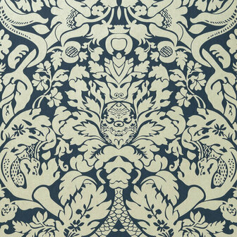 Clarke &amp; Clarke Colony W0088/04 - Zwart Behang