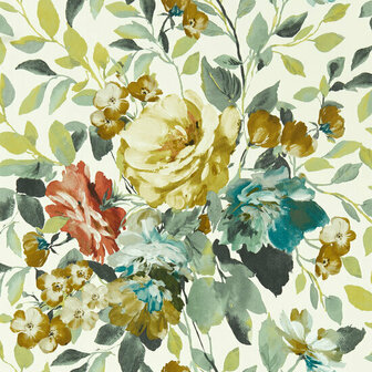 Clarke &amp; Clarke Exotica 2 W0139/02 - Geel Behang
