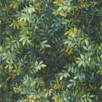 Clarke &amp; Clarke Exotica 2 W0140/03 - Groen Behang