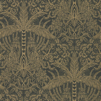 Clarke &amp; Clarke Exotica 2 W0141/02 - Blauw Behang