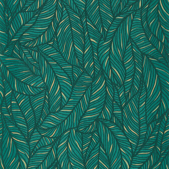 Clarke &amp; Clarke Exotica 2 W0144/02 - Groen Behang