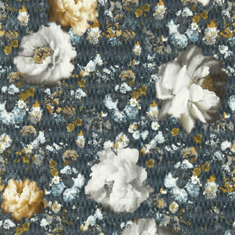 Clarke &amp; Clarke Fushion W0148/02 - Blauw Behang
