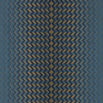 Clarke &amp; Clarke Fushion W0150/03 - Blauw Behang