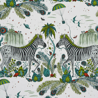 Clarke &amp; Clarke Wilderie W0117/02 - Green Behang
