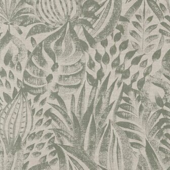 Casamance Linora 71420177 - Groen Behang