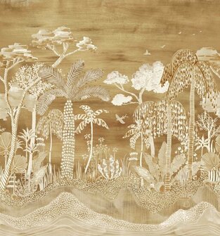 Casamance Panoramas 3 76431936 - Bruin Behang