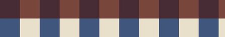 Casadeco Galons &amp; Frises 200377817 - Blauw Behang