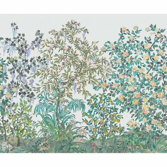 Casadeco Wonderwalls 2 200117907 - Groen Behang
