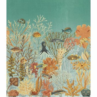 Casamance Exploration 71300240 - Blauw Behang