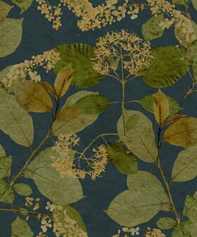 Noordwand Herbarium HE27233 Blauw Groen Behang