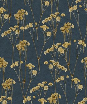 Noordwand Herbarium HE27243 Blauw Geel Behang
