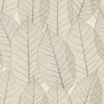 Noordwand Herbarium HE27250 Grijs Beige Behang