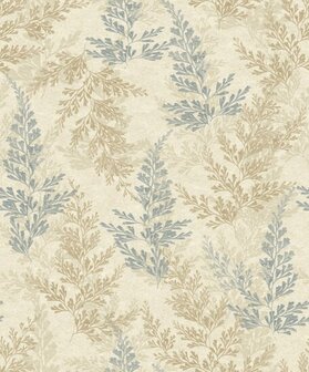 Noordwand Herbarium HE27281 Beige Blauw Behang