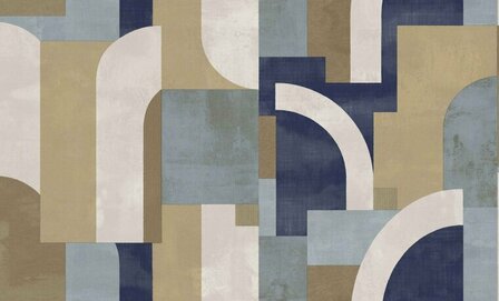 Noordwand Terra 43826 Blauw Beige Behang