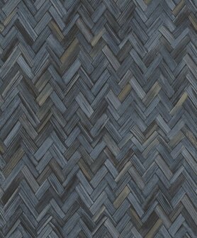 Rasch Beachhouse 410389 Blauw Behang