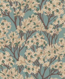 Rasch Allegretto 580013 Blauw Behang