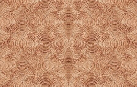 Casamance Magnitude - Bruin metallic 76620304 Behang
