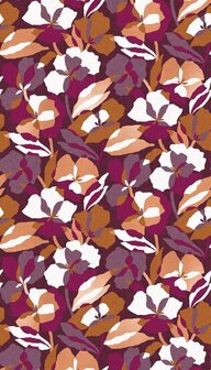 Casamance Jardin F&eacute;licia - Paars 76581018 Behang