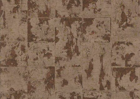 Arte ALL NATURALS ECLAT 48046A Bruin / Goud Behang