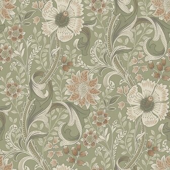 HookedOnWalls BLOMKVIST FREYA 29133 Groen Behang