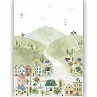 Casadeco Once Upon A Time 2 - Groen OUTD200713603 Behang