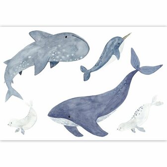 Casadeco Once Upon A Time 2 - Blauw OUTD200896505 Behang