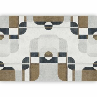 Casadeco Carnaby Street - Blauw CARN200586128 Behang