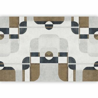 Casadeco Carnaby Street - Blauw CARN200586129 Behang