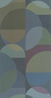 Casadeco Carnaby Street - Blauw CARN200496311 Behang