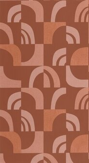 Caselio Origine - Rood OGN106078001 Behang