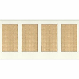 Caselio Reliefs - Wit RLF106230007 Behang