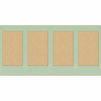 Caselio Reliefs - Groen RLF106237007 Behang