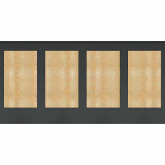 Caselio Reliefs - Zwart RLF106239090 Behang