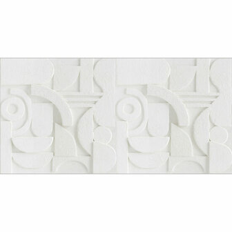 Caselio Reliefs - Wit RLF106280000 Behang