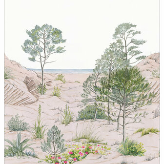 Caselio Reliefs - Groen RLF106377038 Behang