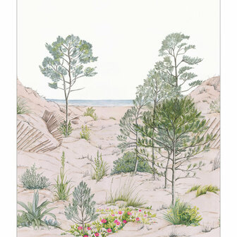 Caselio Reliefs - Groen RLF106377039 Behang