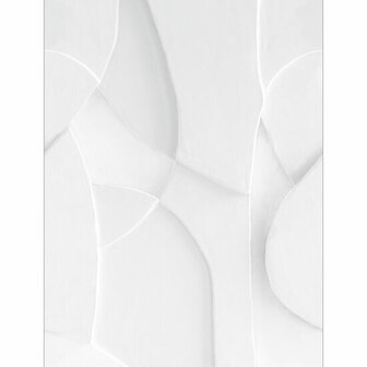 Caselio Reliefs - Wit RLF106380026 Behang