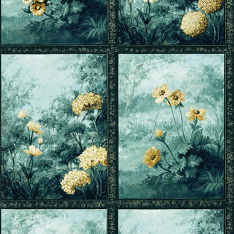 Clarke &amp; Clarke Marianne - Blauw W0155/02 Behang