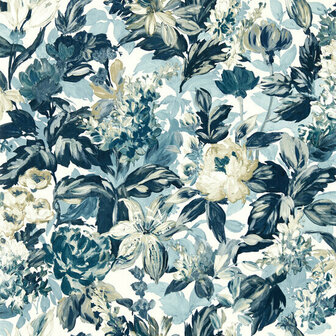 Clarke &amp; Clarke Marianne - Blauw W0158/01 Behang