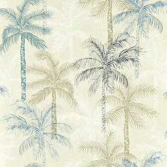 Breegan Jane x Clarke and Clarke - Groen W0189/01 Behang