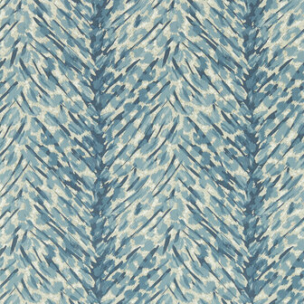 Breegan Jane x Clarke and Clarke - Blauw W0190/01 Behang