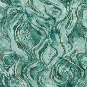 Clarke &amp; Clarke Lusso - Groen W0168/04 Behang