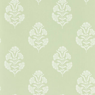 Clarke &amp; Clarke Secret Garden - Wit W0199/06 Behang