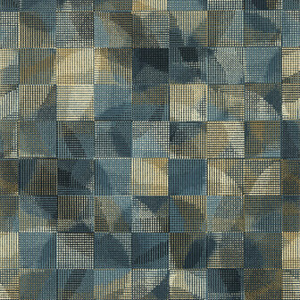 Clarke &amp; Clarke Vivido - Blauw W0182/02 Behang