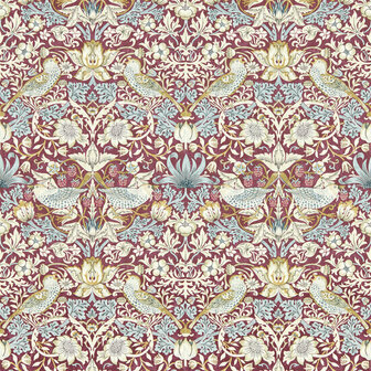 Clarke &amp; Clarke William Morris Designs - Paars W0171/04 Behang