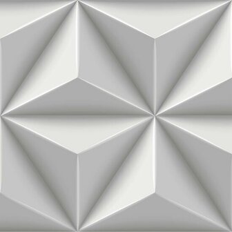 Origin Wallcoverings 3D Reflections 347815 - Grijs Behang